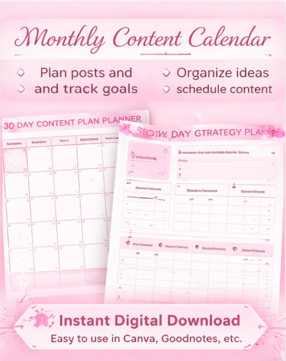 2026 Pink Content Planner